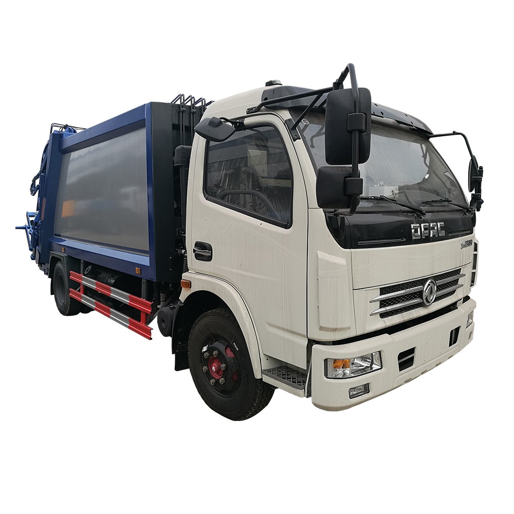 Dongfeng 8 M3 후방 로더 쓰레기 압축기 트럭