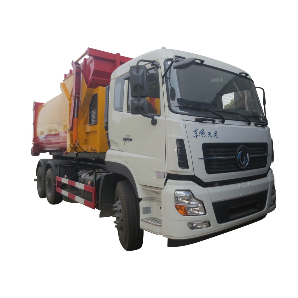Dongfeng 6 * 4 쓰레기 수거 트럭