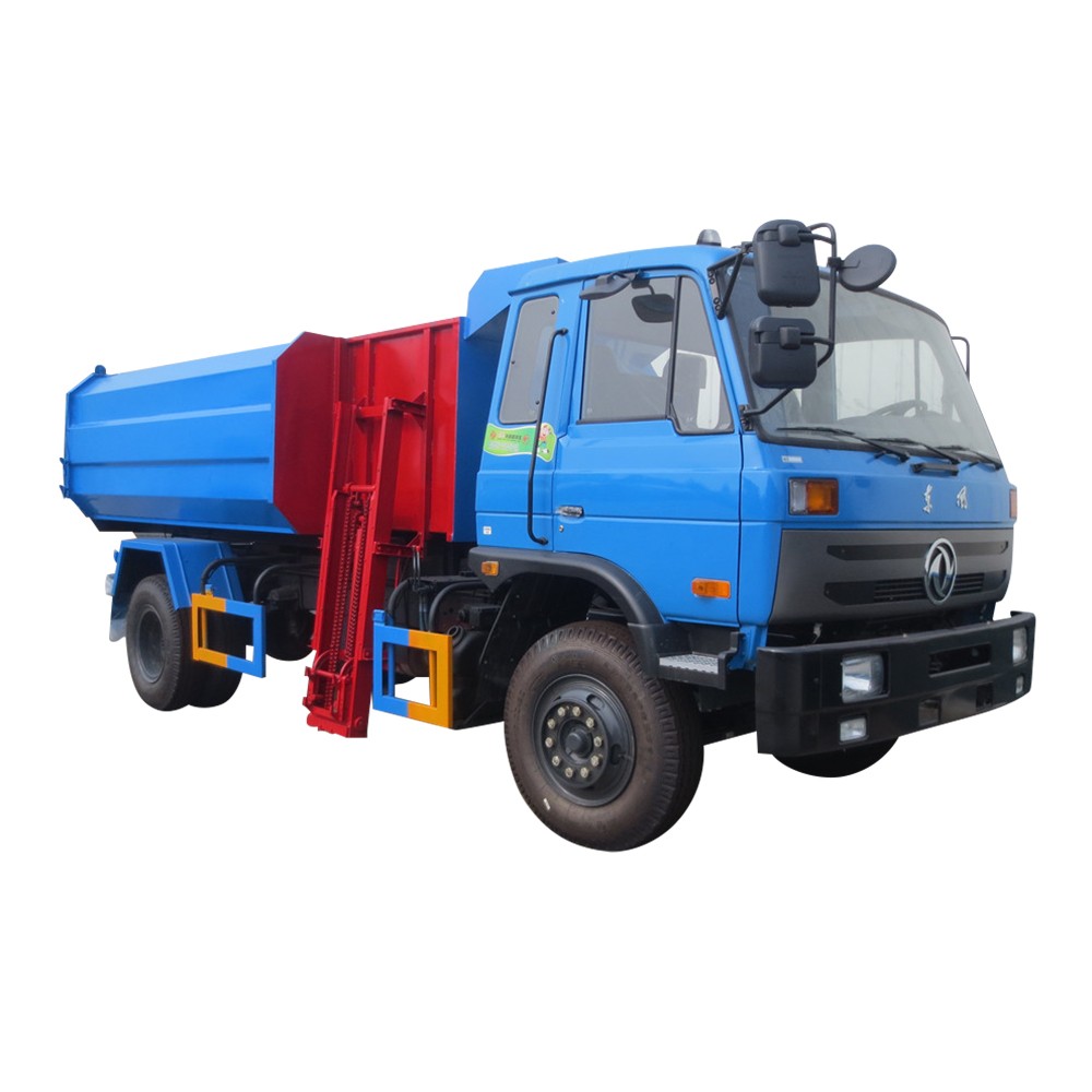 Dongfeng 6 바퀴 빈 리프터 쓰레기 트럭